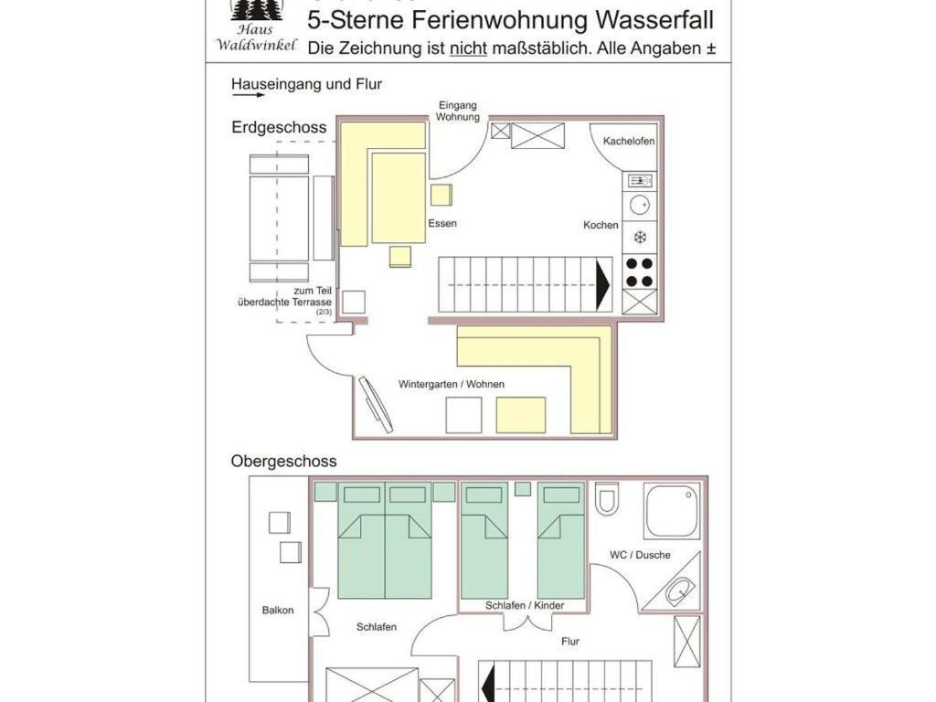 Waterval In Het Huis Boshoek Villa Aschau im Chiemgau Exteriör bild