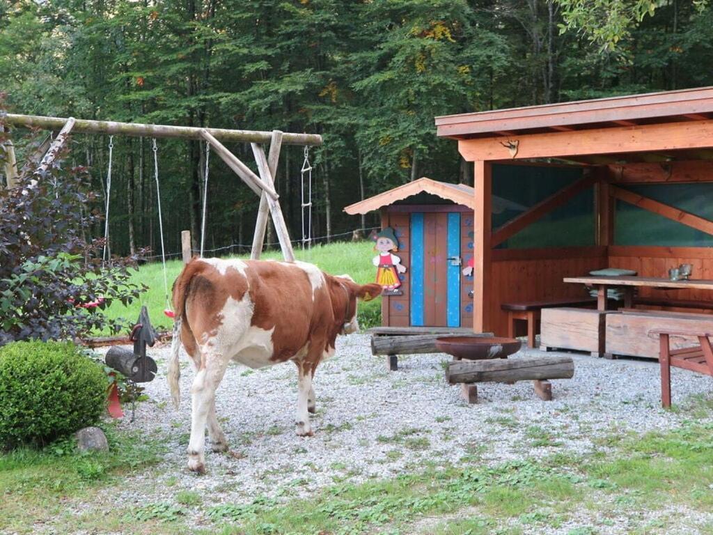 Waterval In Het Huis Boshoek Villa Aschau im Chiemgau Exteriör bild