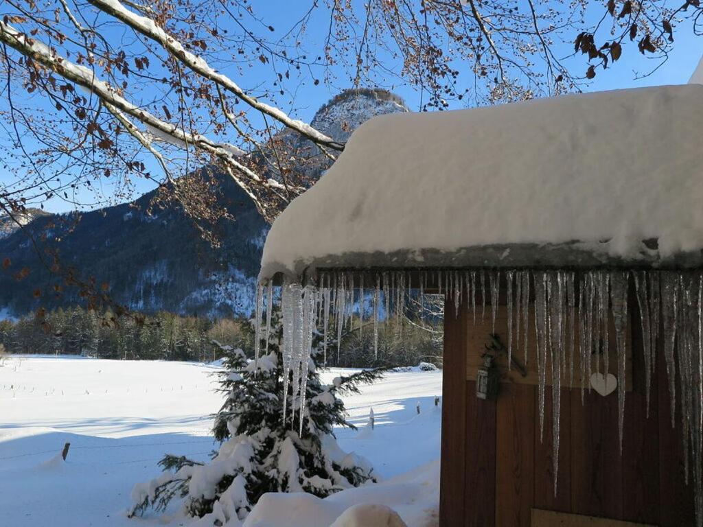 Waterval In Het Huis Boshoek Villa Aschau im Chiemgau Exteriör bild